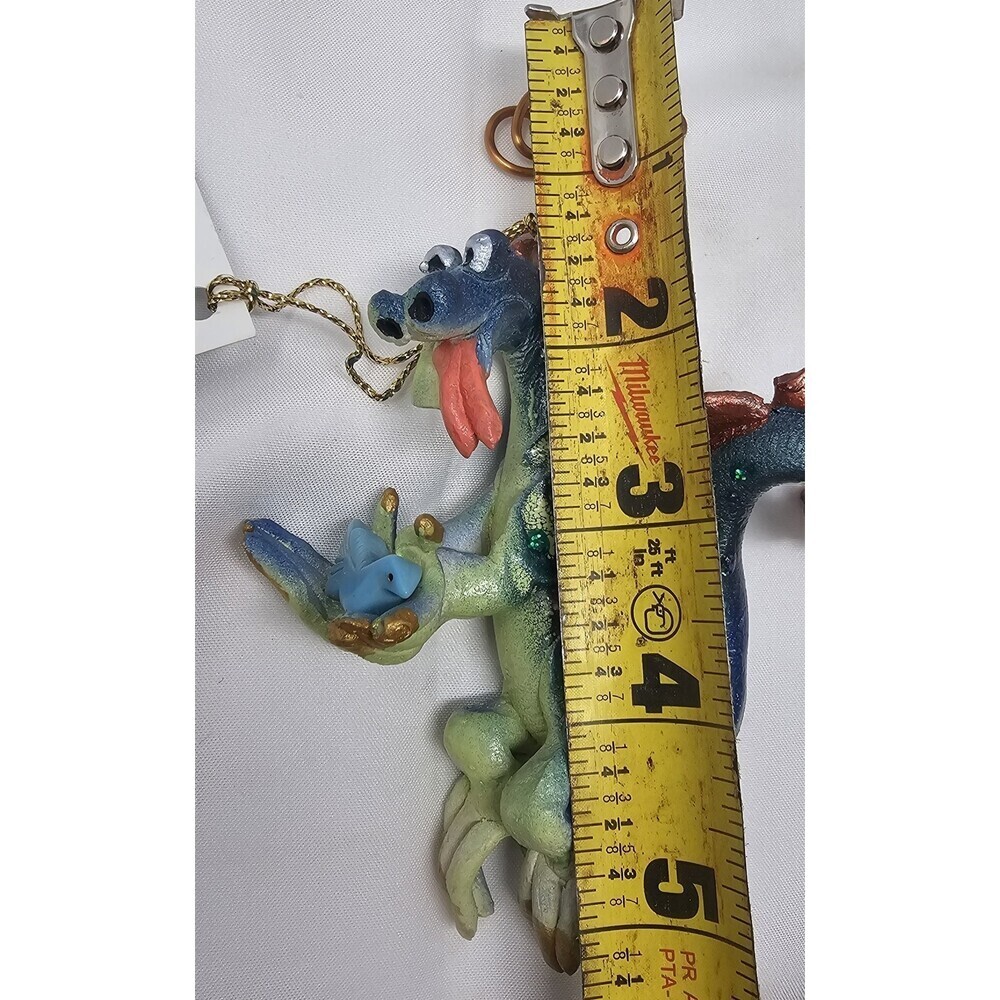 Artisan Pottery Whimsical I Gwanna Hold Your Bird Ornament Claire Barr Wilson - Picture 8 of 10